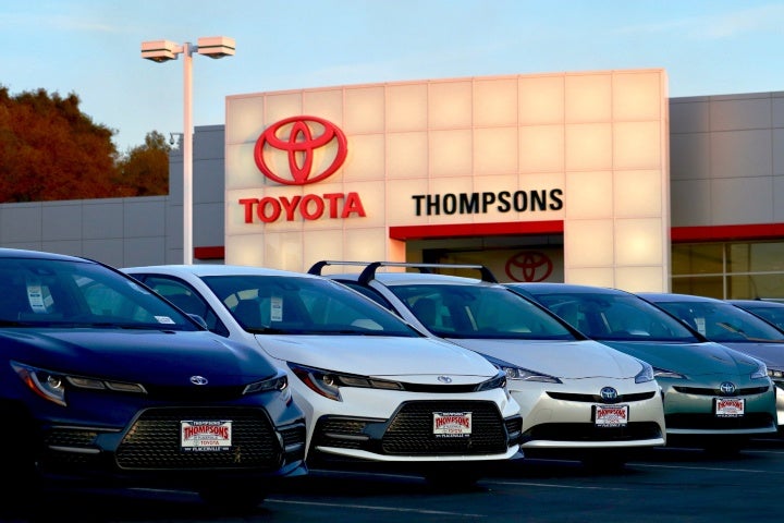 thompons toyota exterior in placerville ca