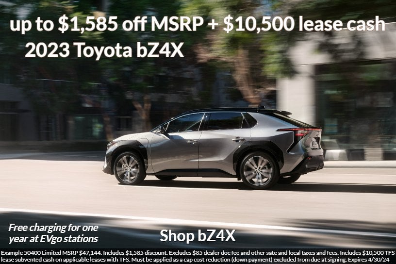 new Toyota bz4x lease